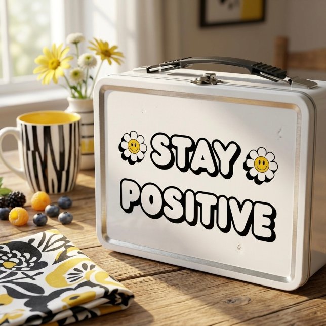 Lunch Box Restez Positif (Créateur téléchargé)