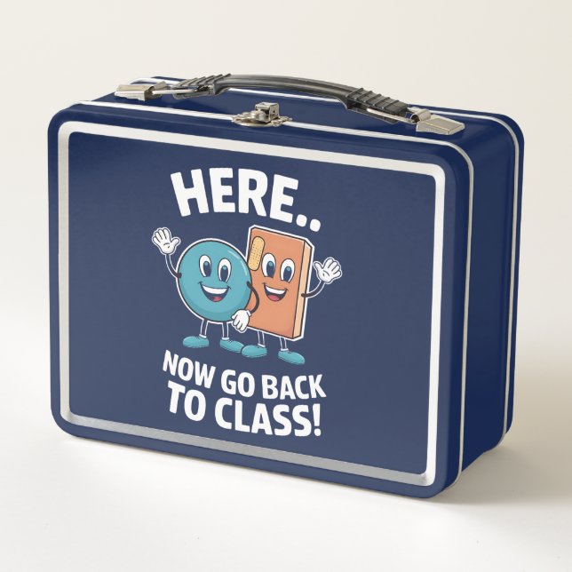 Lunch Box Retour À La Classe Infirmière Médicale Pro (Devant)