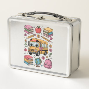 Lunch Box Retour à l'école Coquette Enseignante Maternelle P