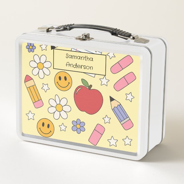 Lunch Box Retour à l'école pour enfants - (Devant)