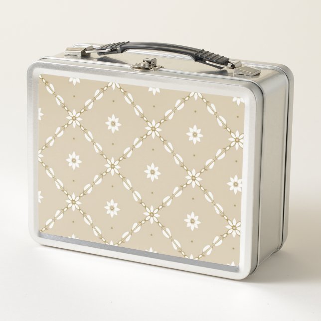 Lunch Box Retro Boho Daisy (Devant)