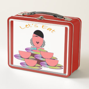 Lunch Box Retro Mangeons la vieille école