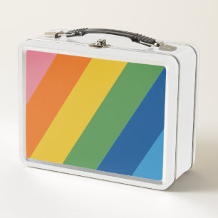 Lunch Box Rétro panier-repas rayé