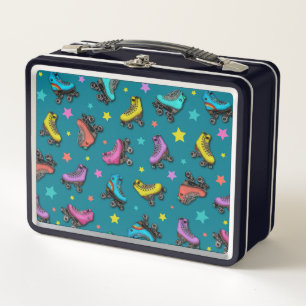 Lunch Box Rétro Roller Skates et Stars