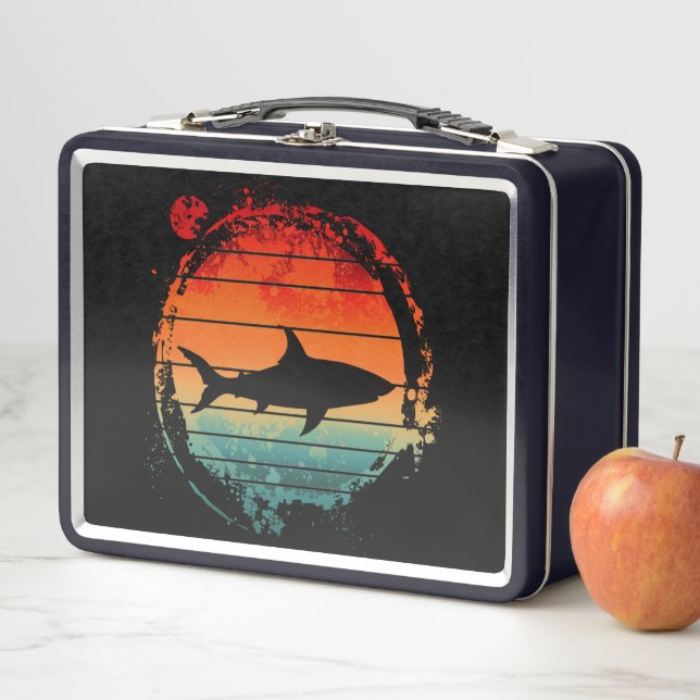 LUNCH BOX RÉTRO VINTAGE DE RÉSERVE (En situation)