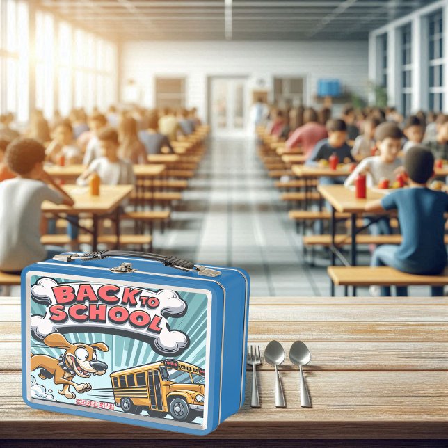 Lunch Box Rêver le chien de retour à la boîte à lunch de l'é (Créateur téléchargé)