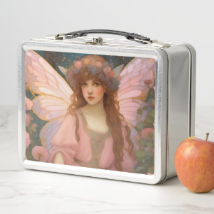 Lunch Box Rêves Enchanteurs : Un Portrait De Fée Rose Whimsi