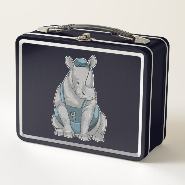 Lunch Box Rhino as Craftsman et Wrench (Devant)