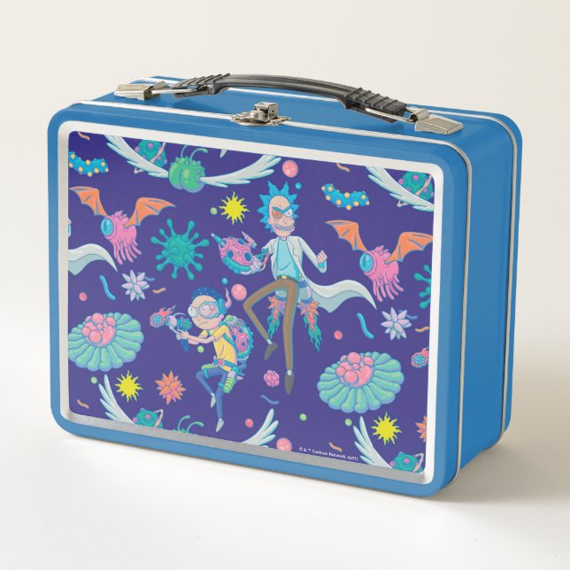 Lunch Box RICK ET MORTY™ | Parmi les Motifs de cellules infe (Devant)