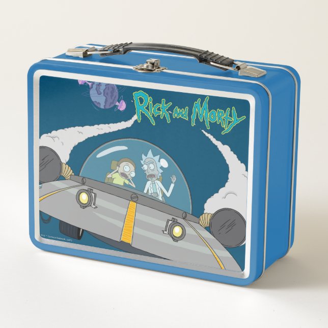 Lunch Box RICK ET MORTY™ | Vol En Navire Spatial (Devant)