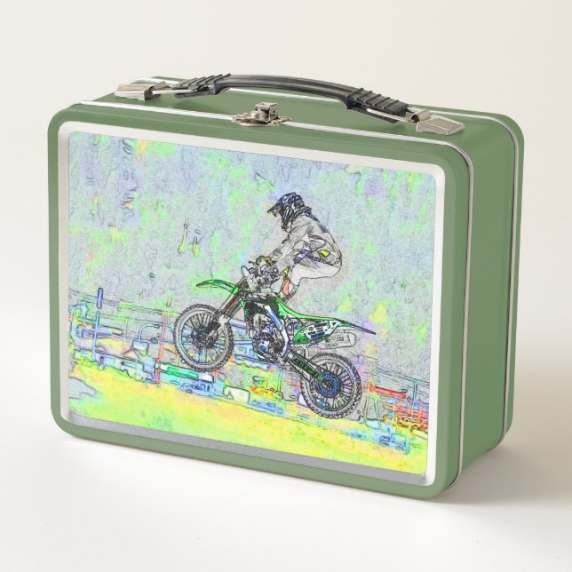 Lunch Box Rider Stuntman-Motocross Freestyle (Devant)