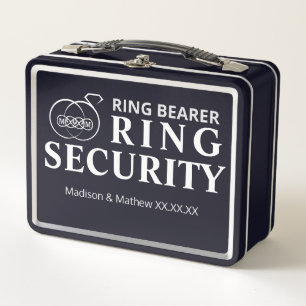Lunch Box Ring Bearer Security Box