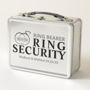 Lunch Box Ring Bearer Security Box