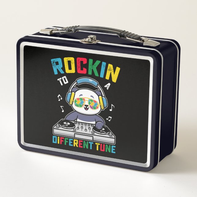 Lunch Box Rocher À Une Sensibilisation sur l'autisme De Pand (Devant)