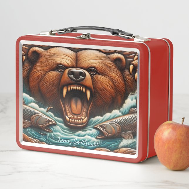 Lunch Box Roi des Rapides : Chasse à la flamme de l’ours (En situation)