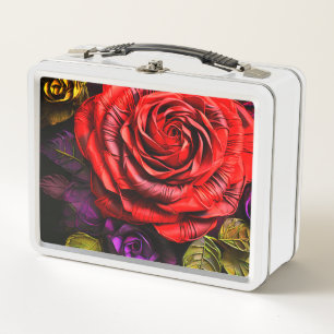 Lunch Box Rose rouge