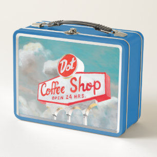 Lunch Box Route américaine   Coffee Shop Sign