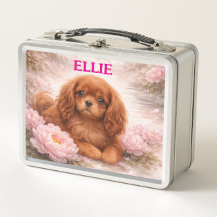 Lunch Box Ruby cavalier spaniel, Floraison printanière