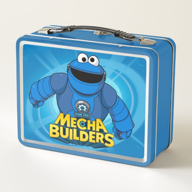 Lunch Box Rue Sésame | Méca Builders Cookie In Action (Dos)