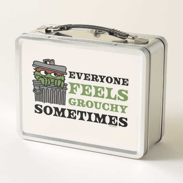 Lunch Box Rue Sésame | Oscar le Grouch se sent Grouch (Dos)