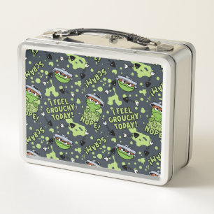 Lunch Box Rue Sésame   Oscar the Grouch Phrase Motif