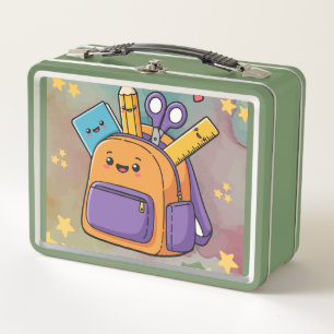 Lunch Box Sac à dos et fournitures scolaires mignons Kawaii.