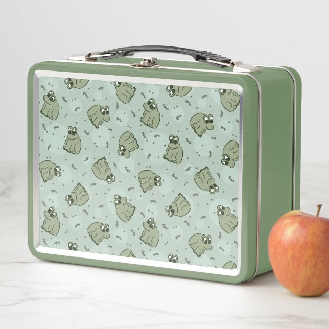 Lunch Box Sage Bubble Frogs - mignons enfants motif de greno (En situation)