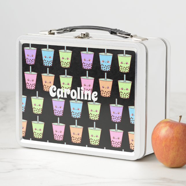 Lunch Box Saveurs de thé au lait Boba (En situation)