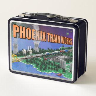 Lunch Box Scène de train et de centrale nucléaire PTW Atomic