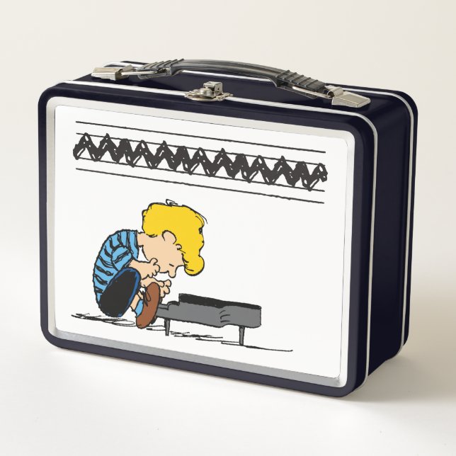 Lunch Box Schroeder Charlie Musique Brown (Devant)