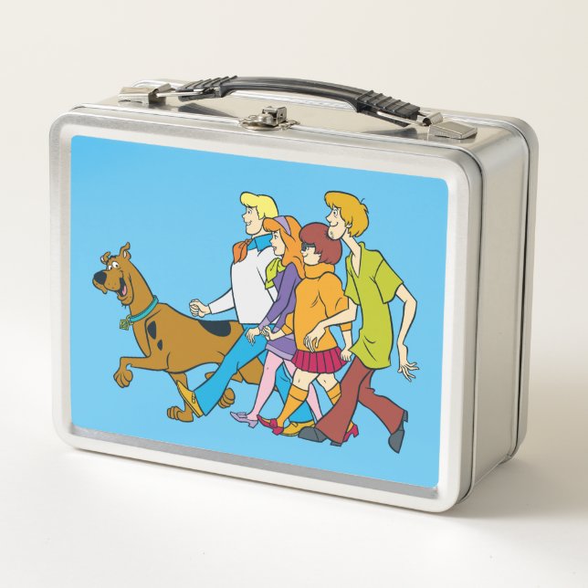 Lunch Box Scooby-Doo | Gang 18 entier Mystery Inc (Devant)