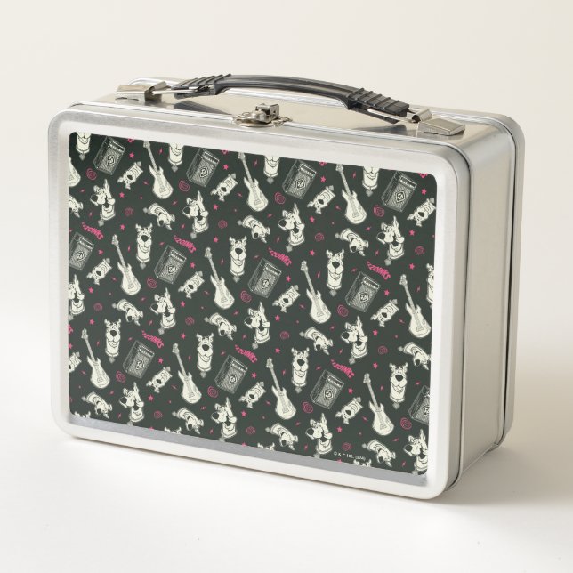 Lunch Box Scooby Doo Punk Guitare et Motif Amp (Devant)