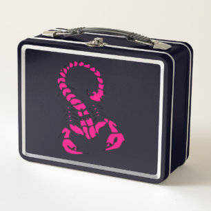 Lunch Box scorpion rose venimeux très insecte veineux