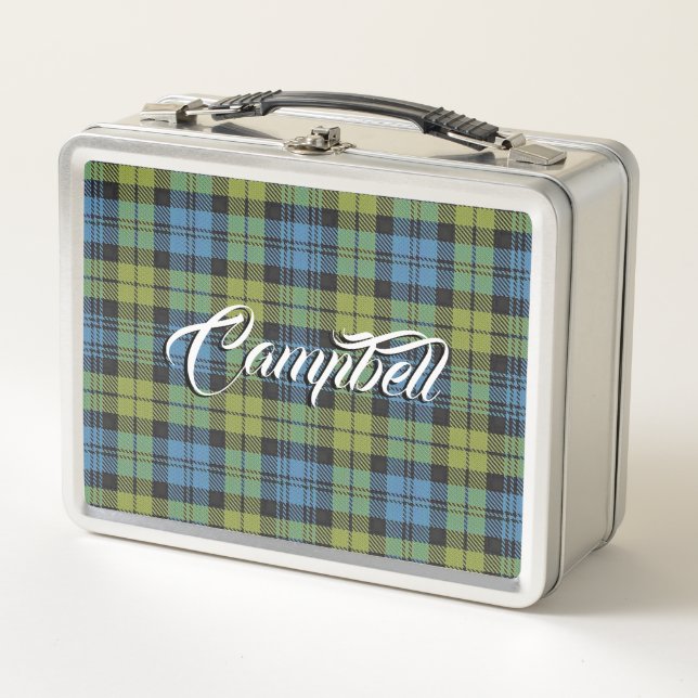 Lunch Box Scottish Eats ! Campbell Family Tartan Plaid (Devant)