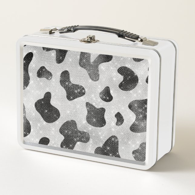 Lunch Box Séquins de Parties scintillant brillant noir brill (Devant)