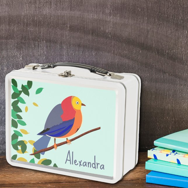 Lunch Box Sérénade chromatique : Oiseau sur branche (Créateur téléchargé)
