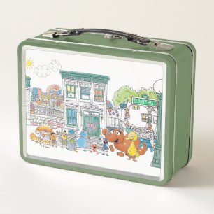 Lunch Box Sesame Pals Doodley Graphisme