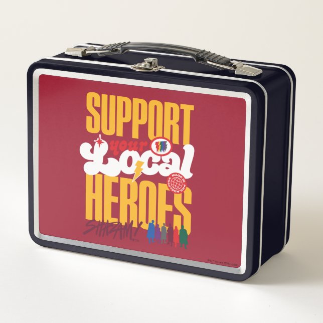 Lunch Box SHAZAM ! Furie des dieux | Soutien aux héros locau (Devant)