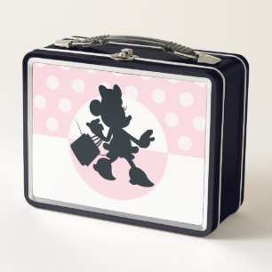 Lunch Box Silhouette de Minnie Mouse faisant des courses