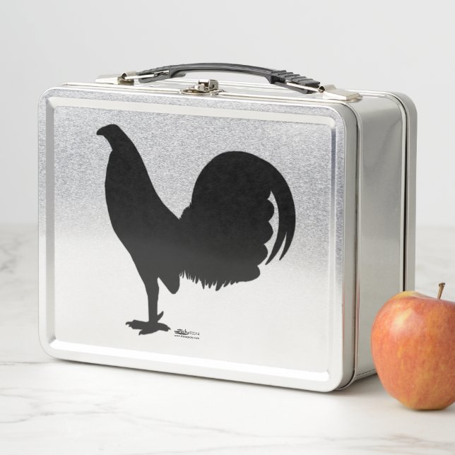 Lunch Box Silhouette du coq Gamecock (En situation)