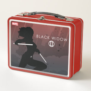 Lunch Box Silhouette héroïque de Black Widow