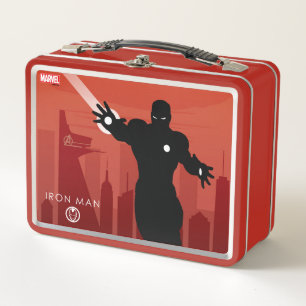 Lunch Box Silhouette héroïque d'Iron Man