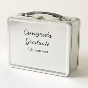 Lunch Box Simple congratulation graduation add your