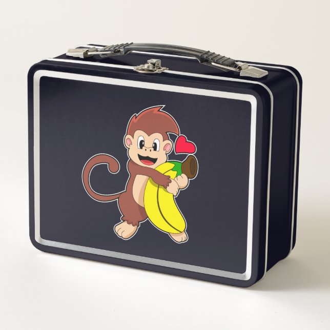 Lunch Box Singe à la banane (Devant)