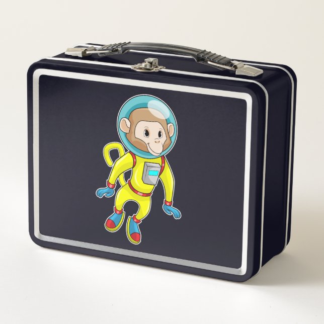 Lunch Box Singe en astronaute (Devant)