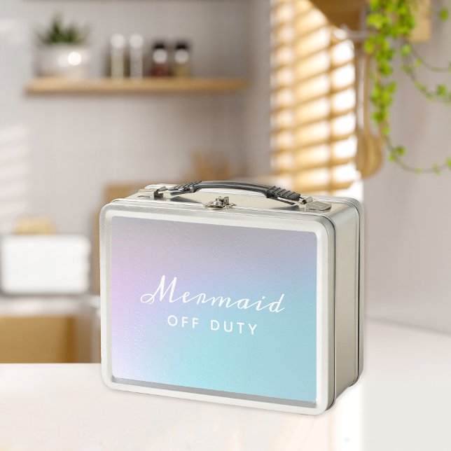 Lunch Box Sirène Iridescente personnalisée (Créateur téléchargé)