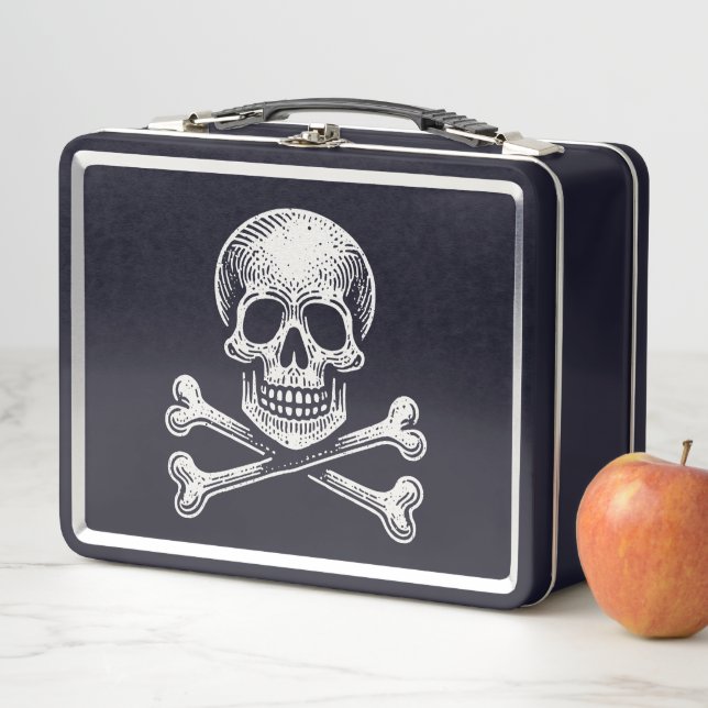 Lunch Box Skull and Crossbones (En situation)