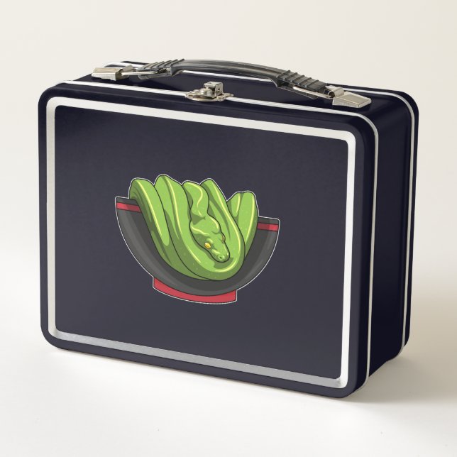 Lunch Box Snake avec Ramen Bowl (Devant)