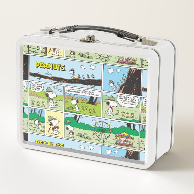 Lunch Box Snoopy & Friends | Go Camping (Devant)