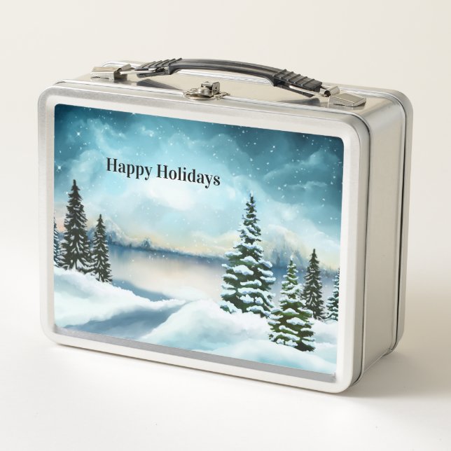 Lunch Box Snowy pine (Devant)